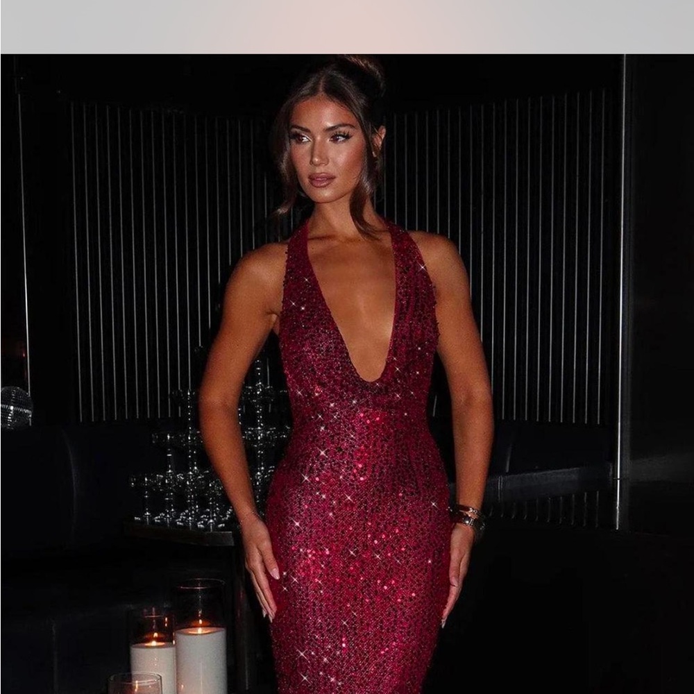 Babyboo Lorena Maxi Dress Wine